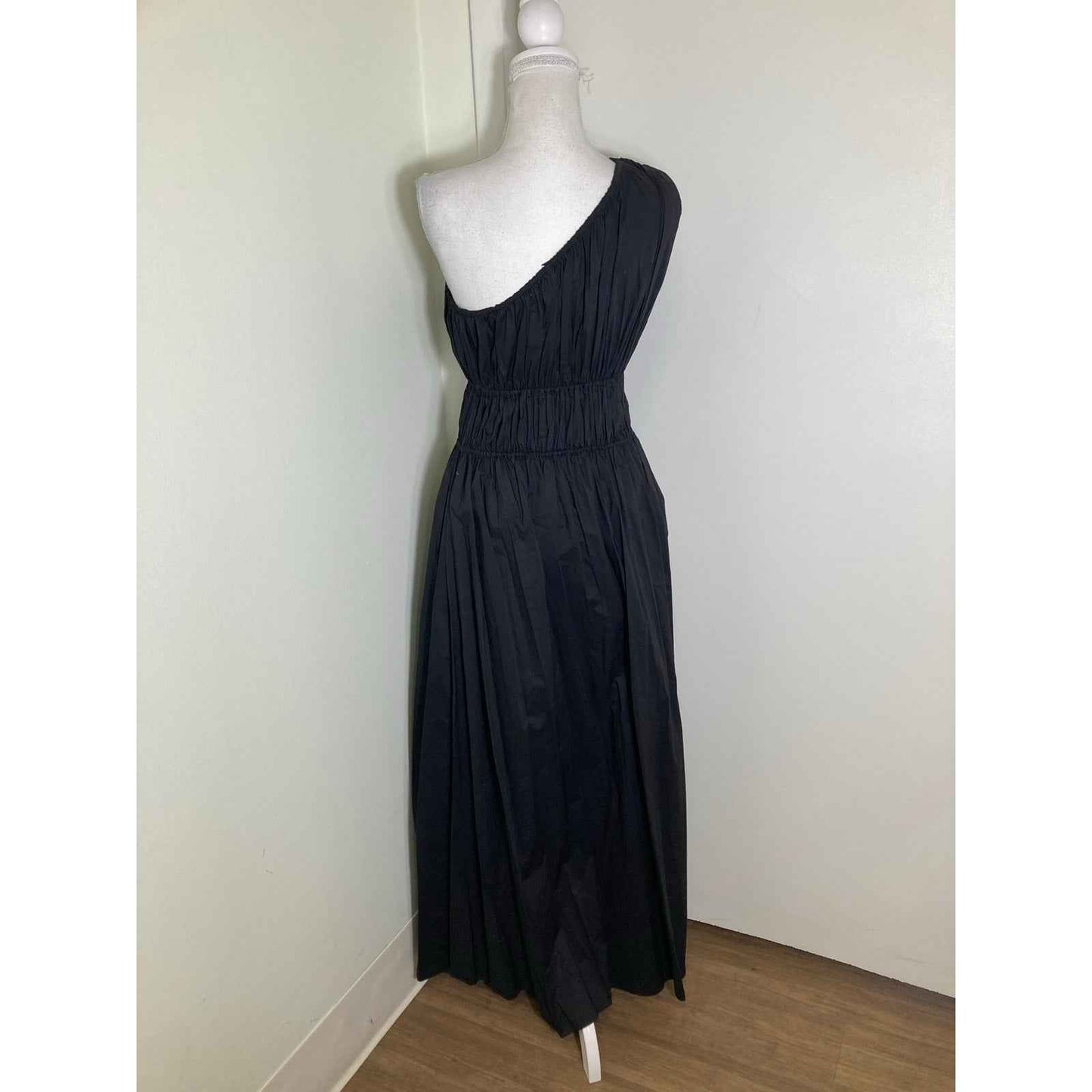 NWT Matteau Black One Shoulder Dress Sz 1 (S)