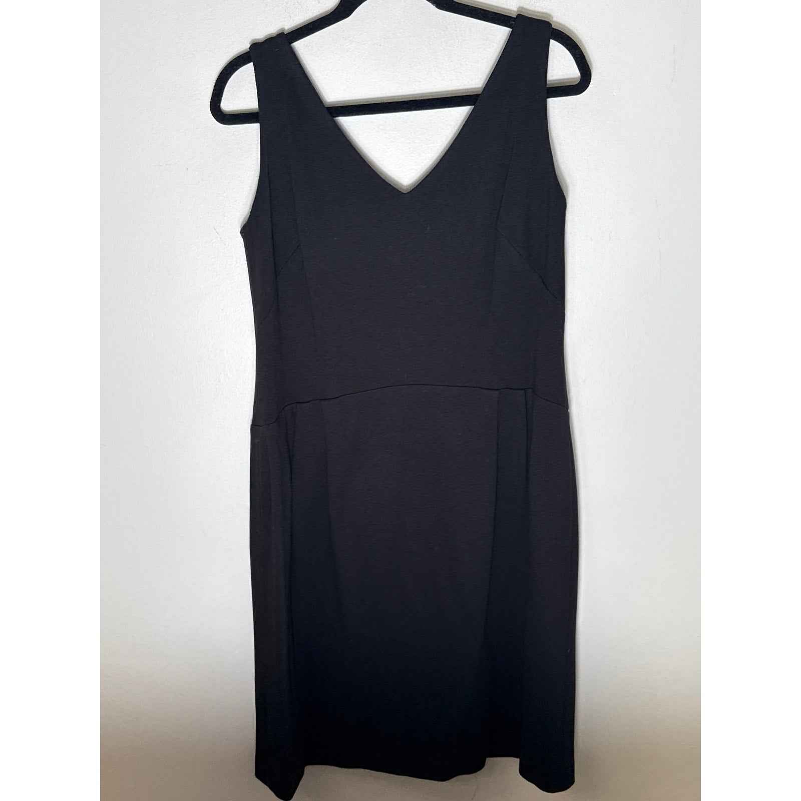Lauren Ralph Lauren Black Sleeveless Knee Length Dress Sz 12