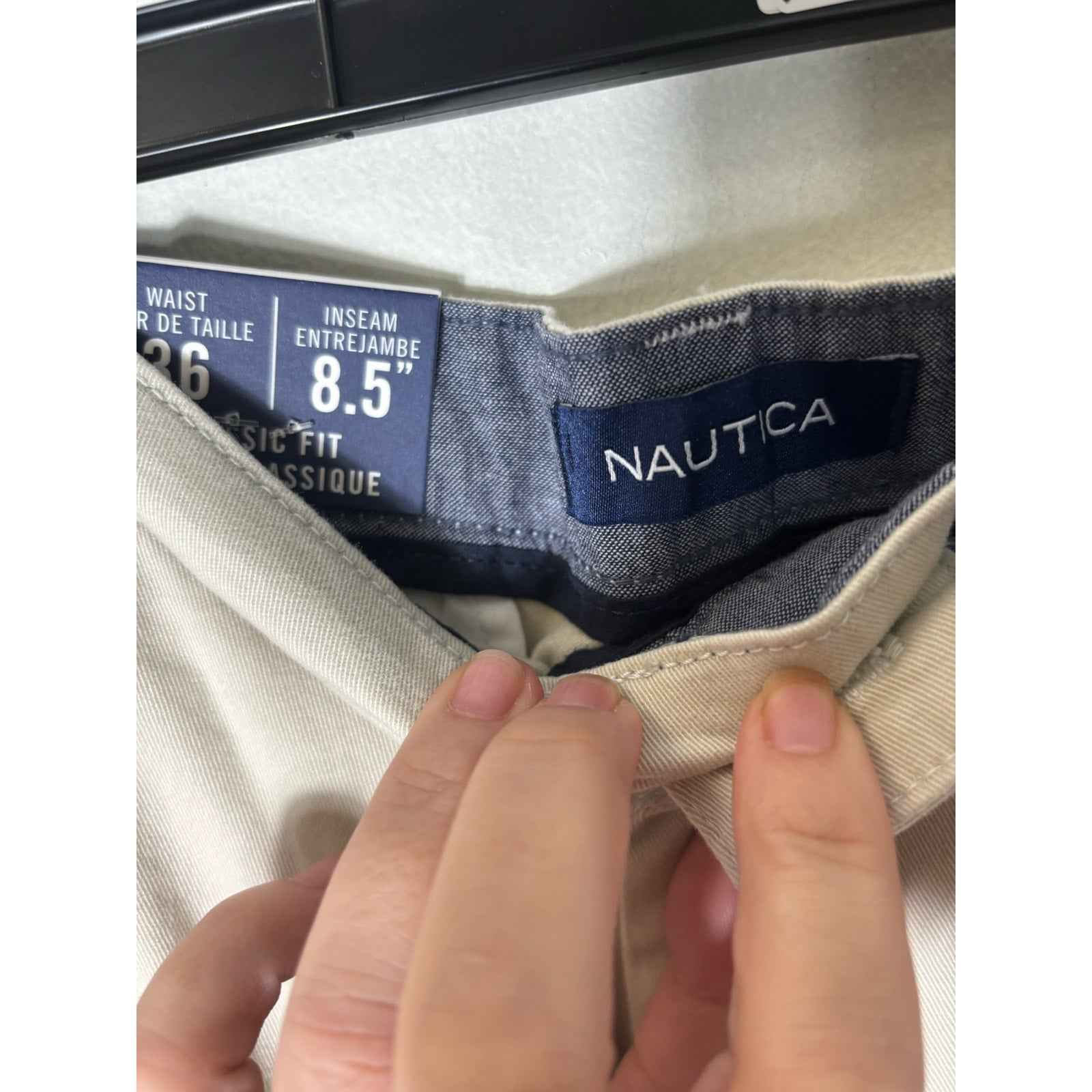 NWT Men's Nautica Khaki Deck Short Sz 38W 8.5" Inseam