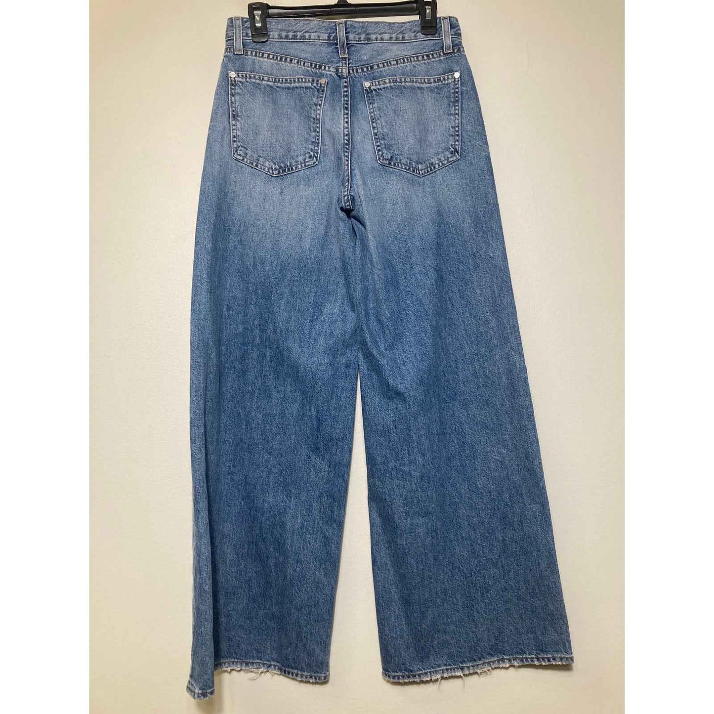 TWP Light Wash Denim Tiny Dancer Extra Wide Leg Blue Jeans Sz 26