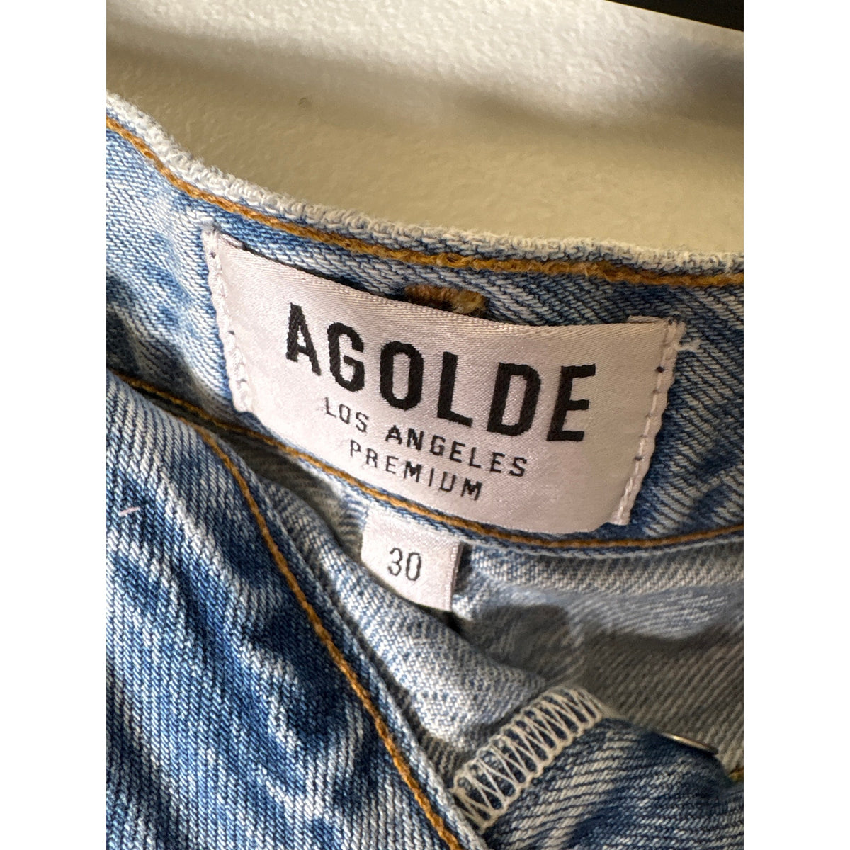 Agolde Riley Button Fly Denim Sz 30
