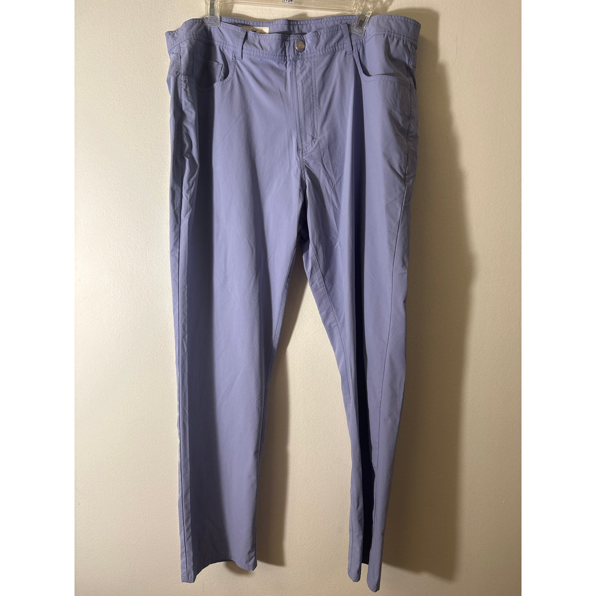 Mens Onward Reserve Light Blue Nylon Slacks Sz 38/30