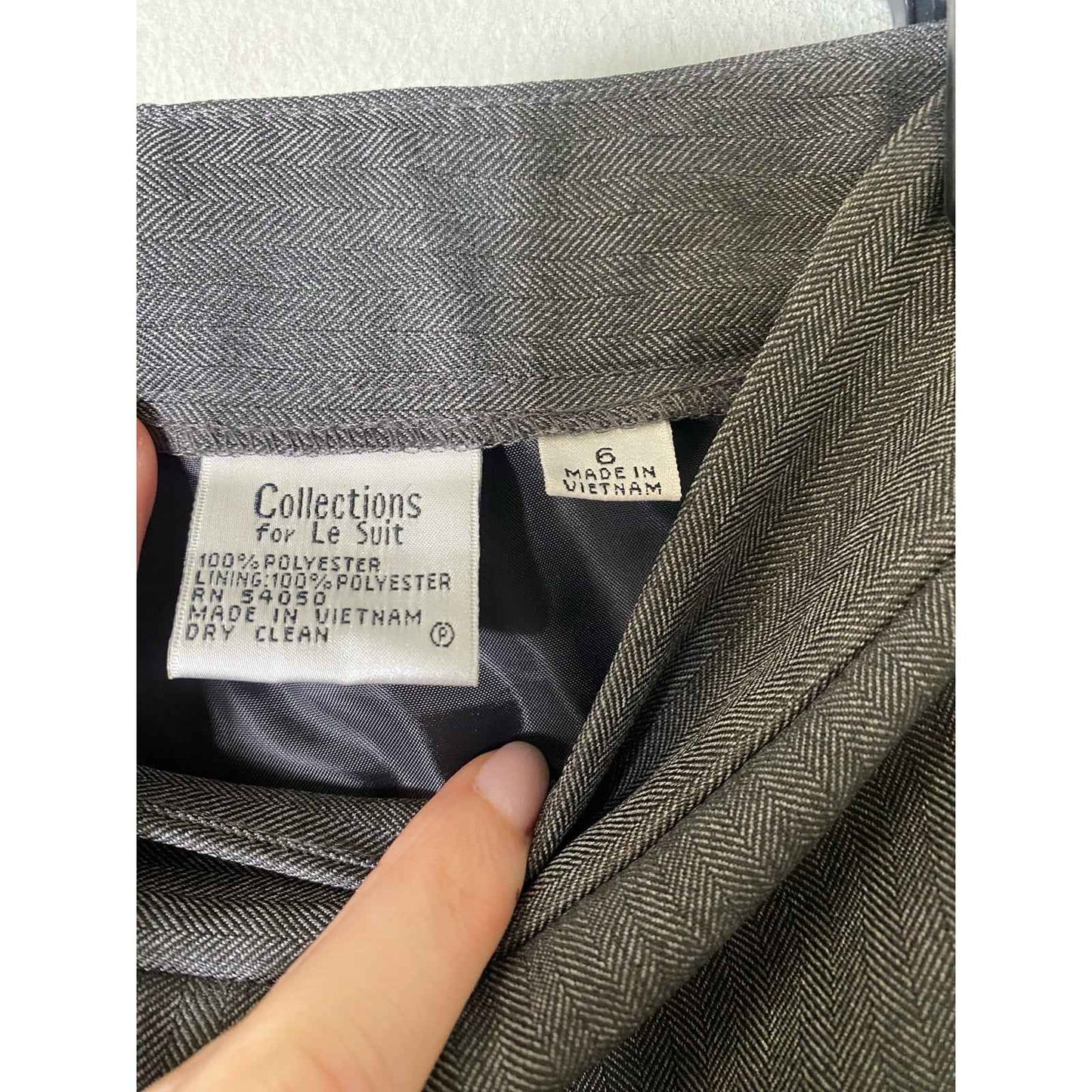 Collections for Le Suit Vintage Grey Straight Leg Pants Sz 6
