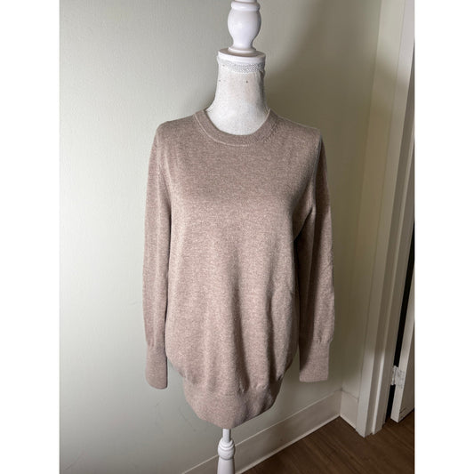 Ann Mashburn Tan Pullover Sweater Sz S