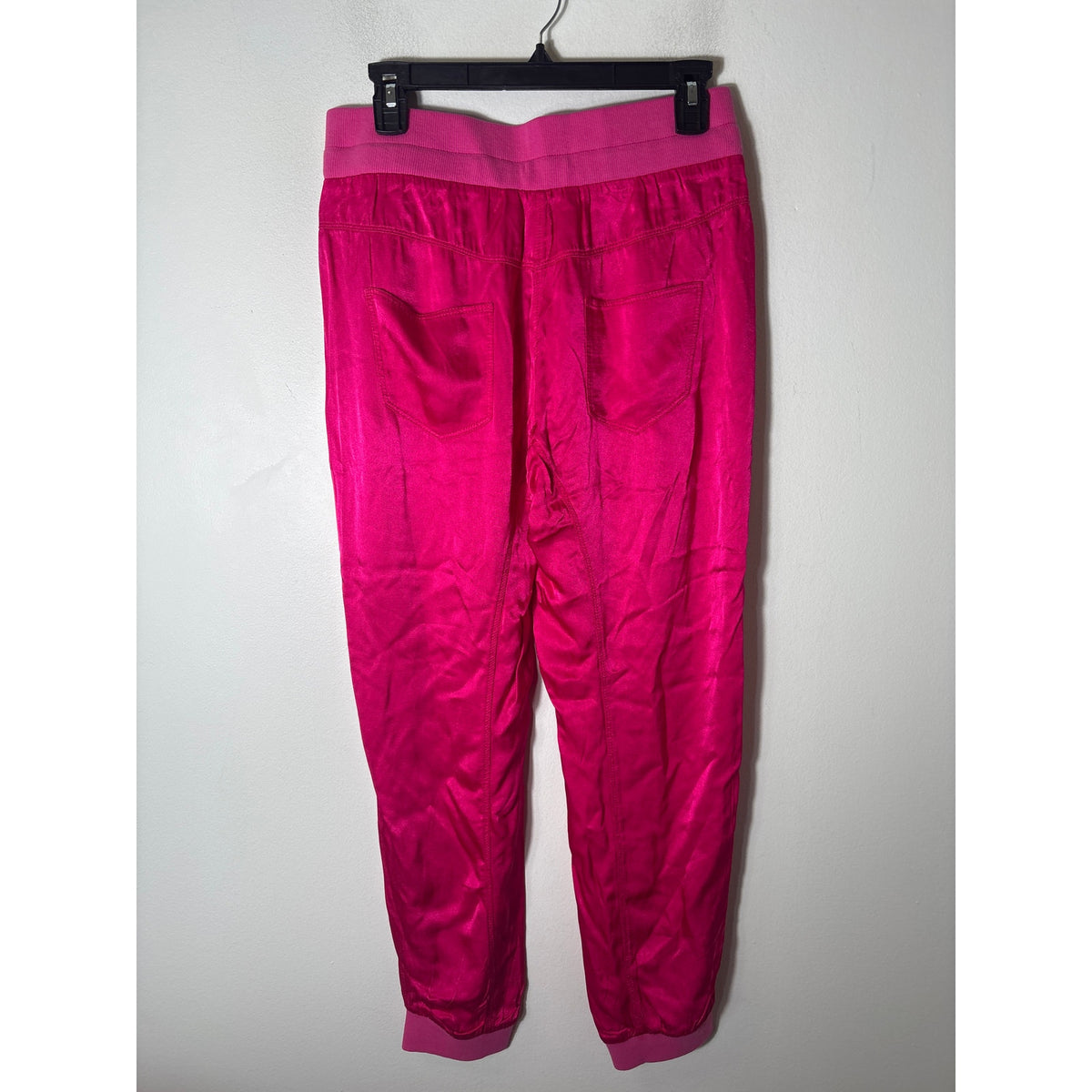 Marrakech Hot Pink Satiny Pull On Joggers sz M