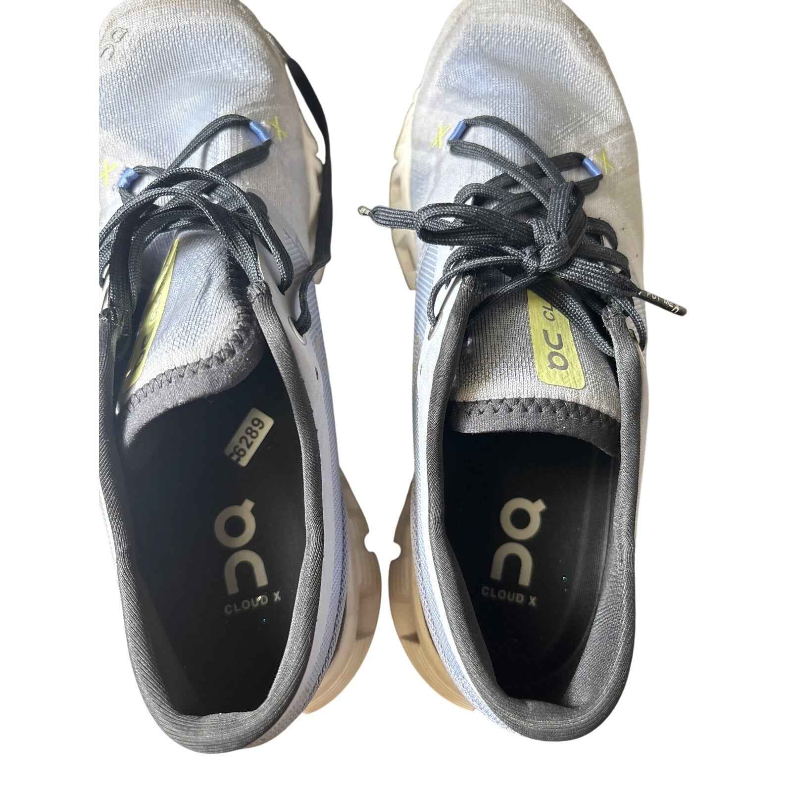 Woman's On Cloud Purplish Gray Athletic Shoe Sz 10