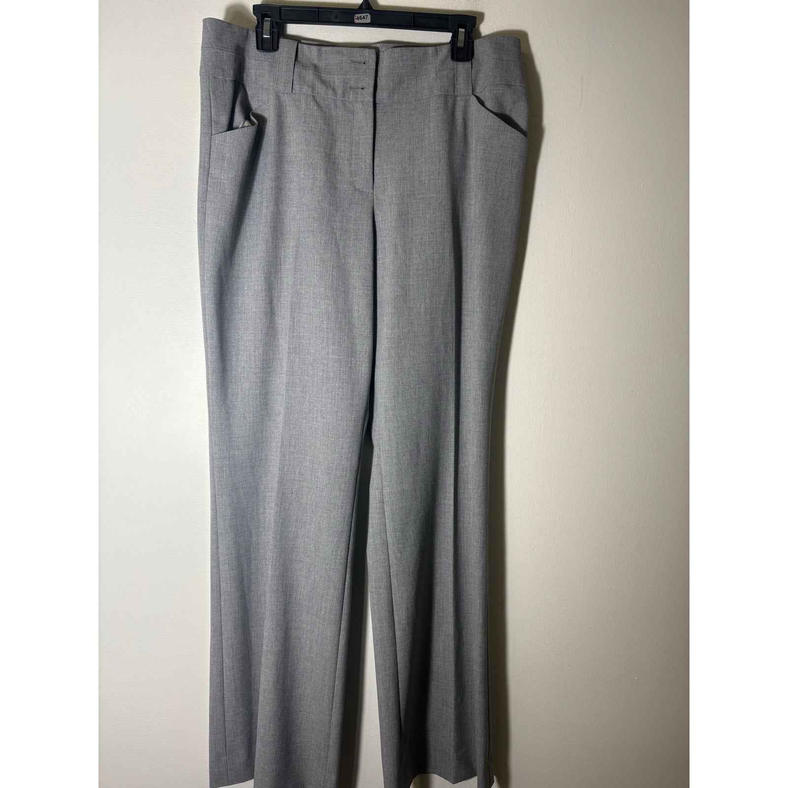 NWT J. Crew Light Gray "Edie" Straight Leg Ankle Pants Sz 20