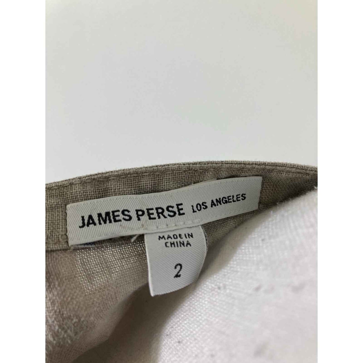 James Perse Fawn Linen Dress Sz 2