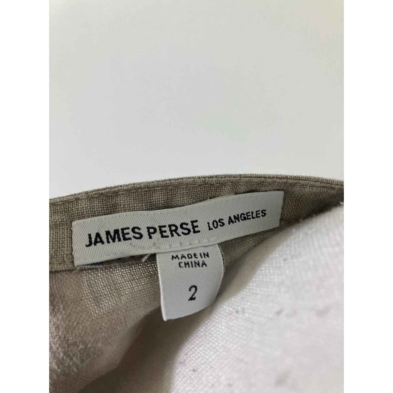 James Perse Fawn Linen Dress Sz 2