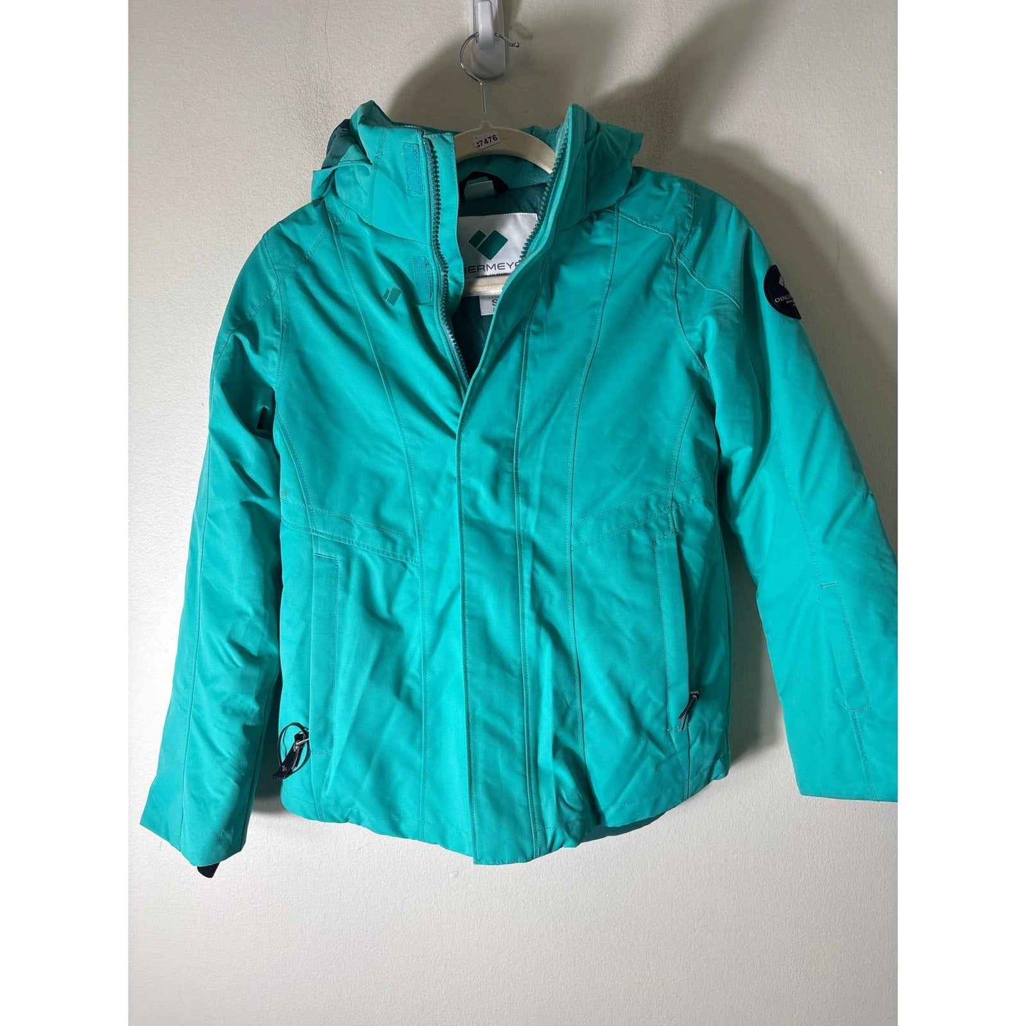 Girls Obermeyer Teal Ski Jacket Sz 8