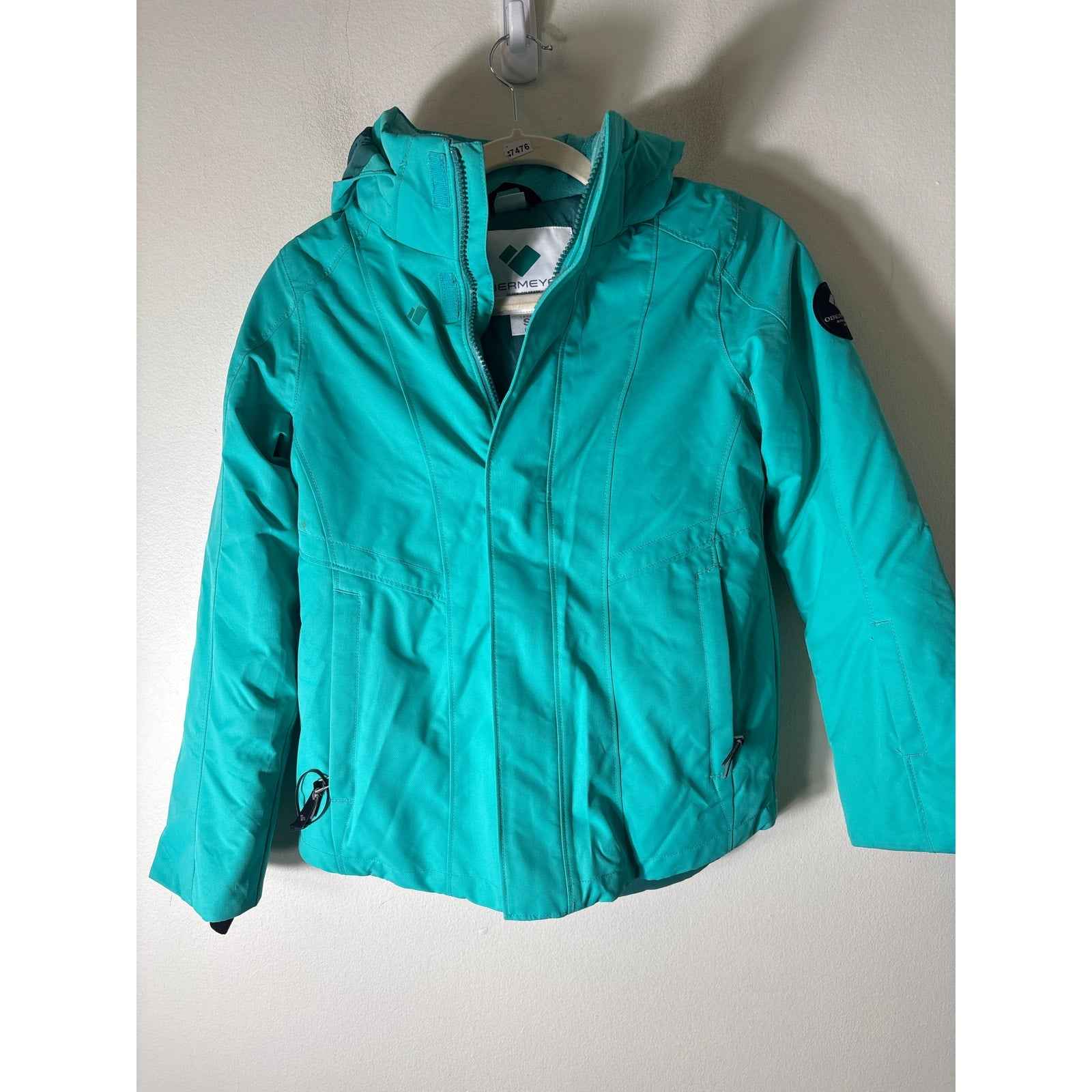 Girls Obermeyer Teal Ski Jacket Sz 8