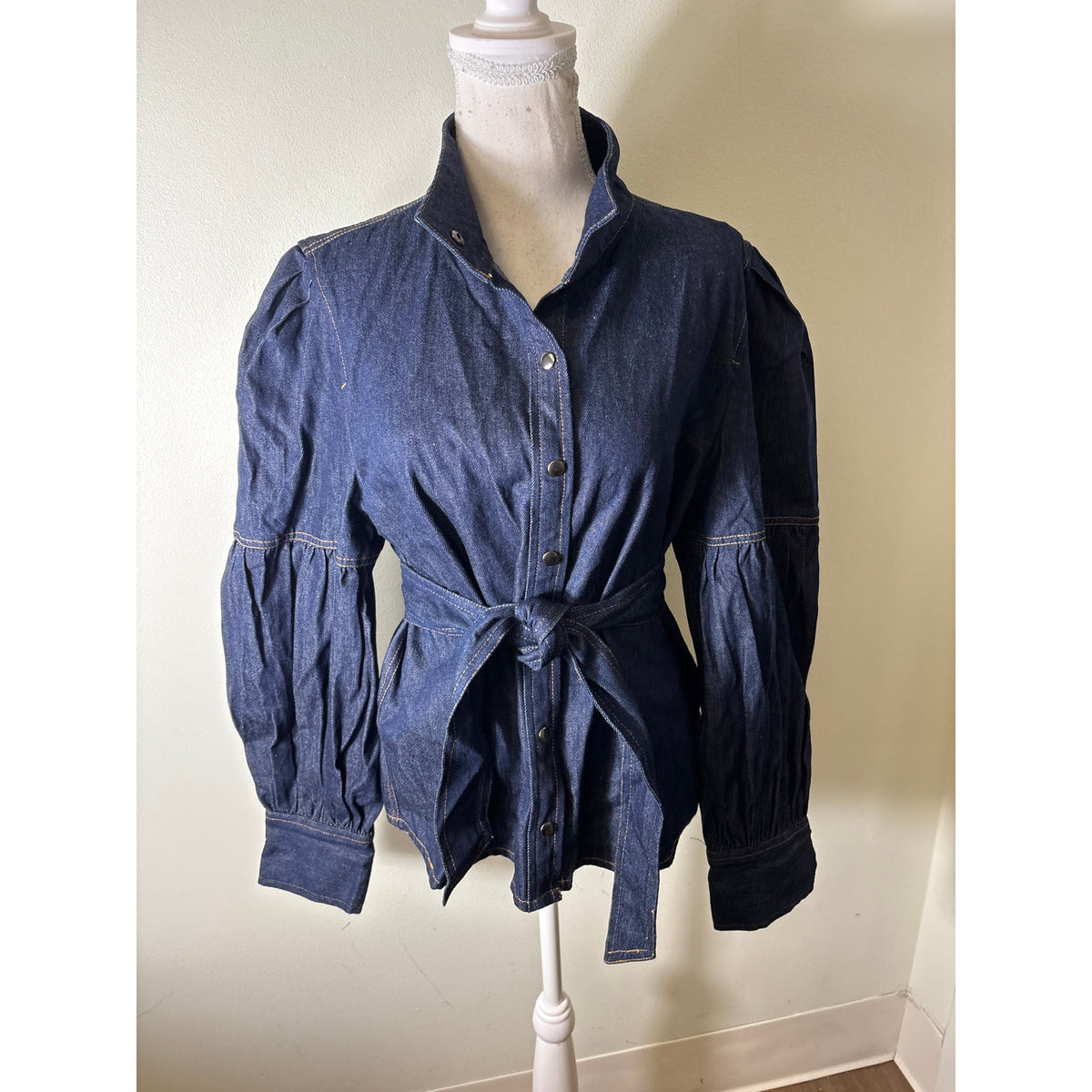 NWT Letmebe Denim Jacket Sz L