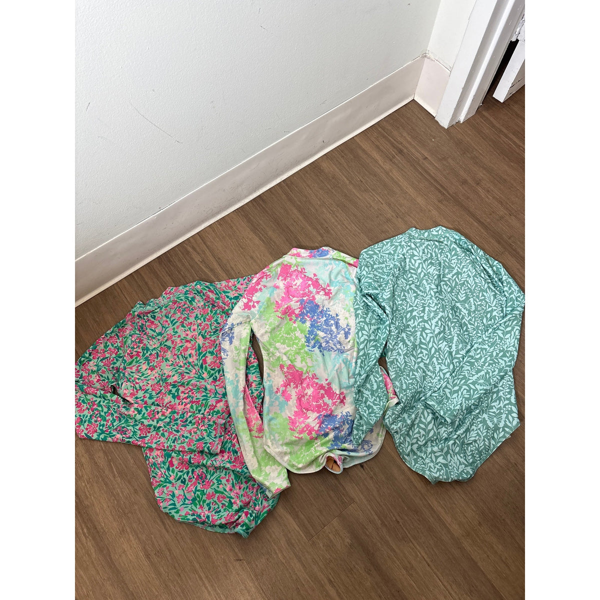 Girls Bundle of 3 J. Crew Cuts Rashguard Swim Suits Sz 14
