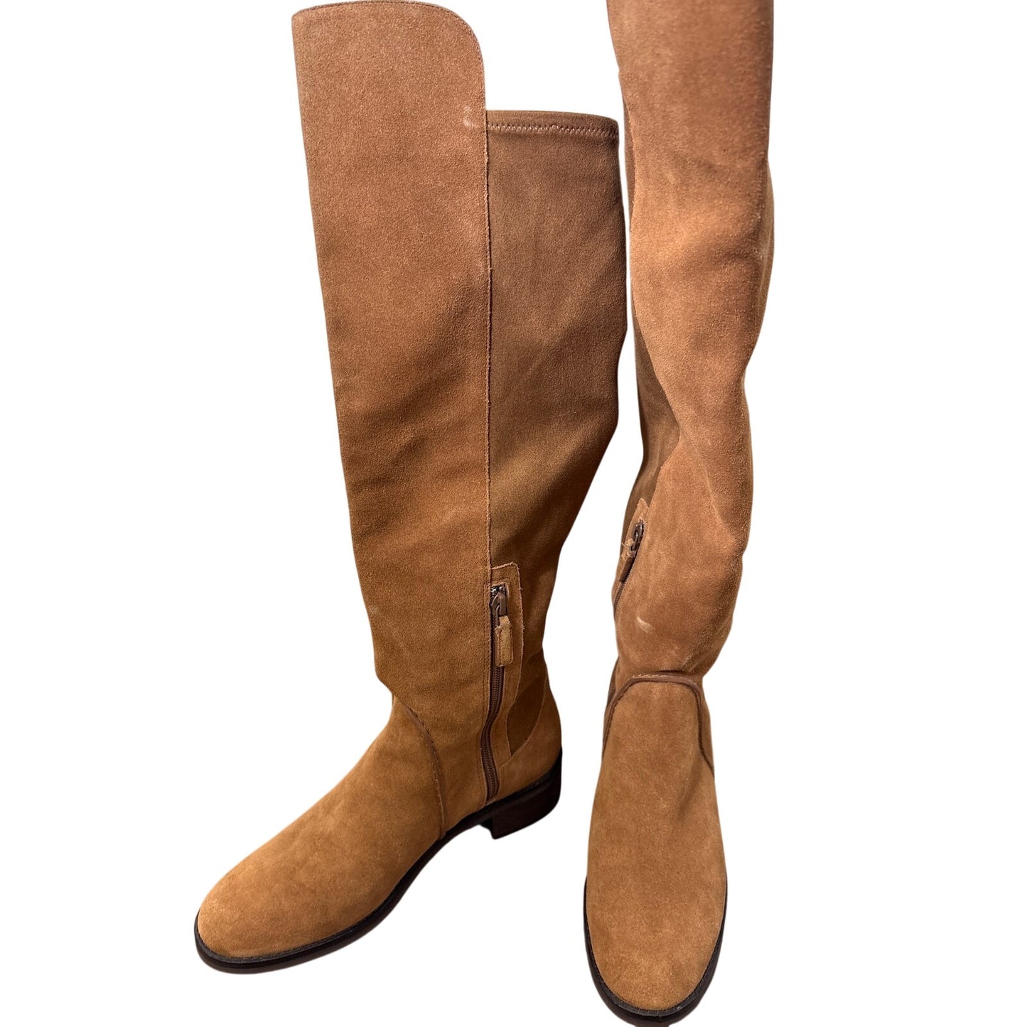 Cole Haan Medium Brown Suede Knee High Boot Sz 8.5