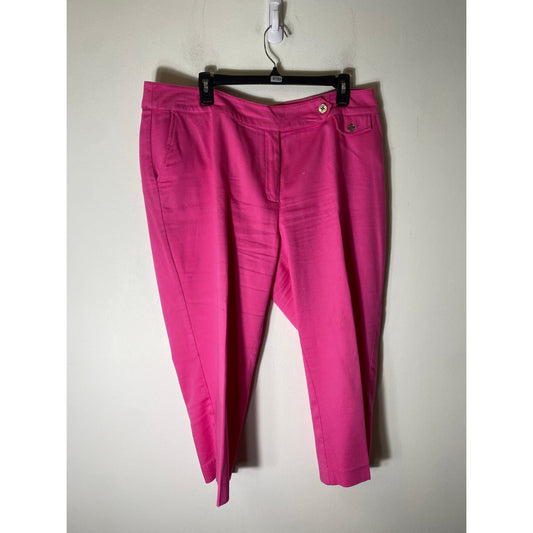 Island Republic Hot Pink Pique Pants Sz 16