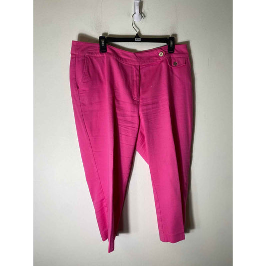 Island Republic Hot Pink Pique Pants Sz 16