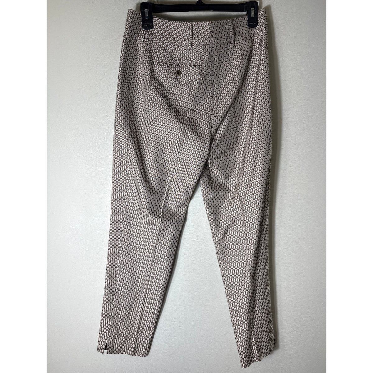 Carlisle Brown and White Print Dress Pants Sz 2