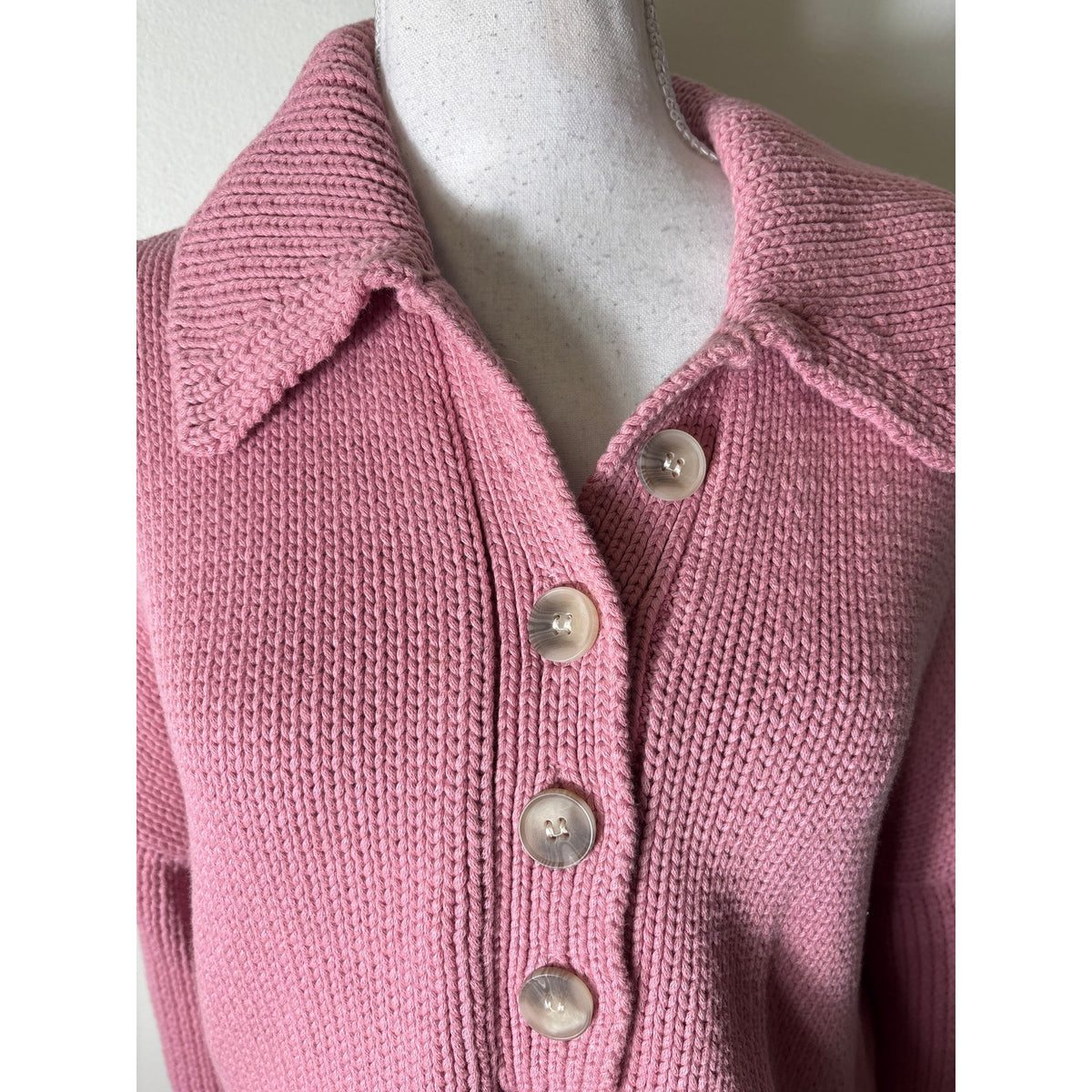 Show Me Your Mumu Pink Cropped Sweater Sz S