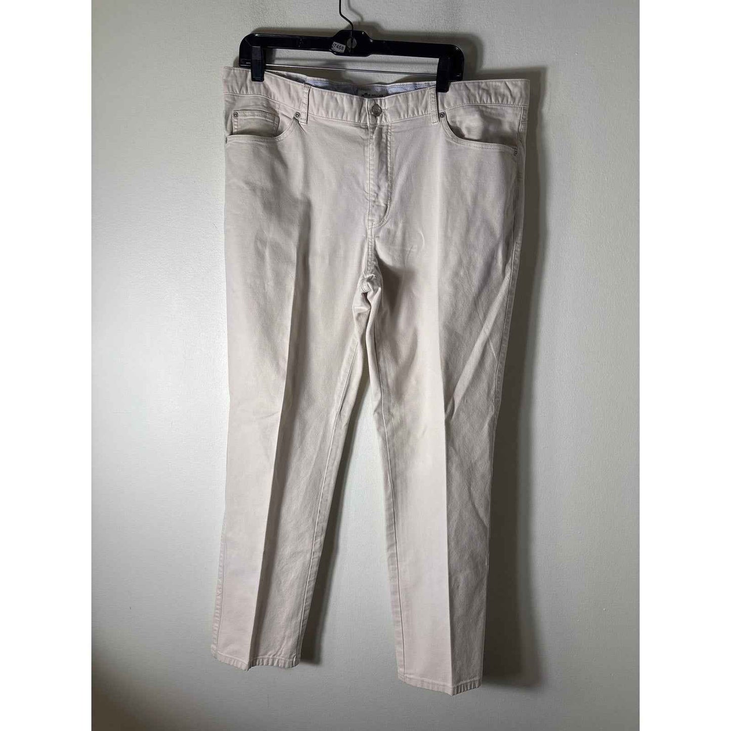 Mens Peter Millar Cream Denim Slacks Sz 40
