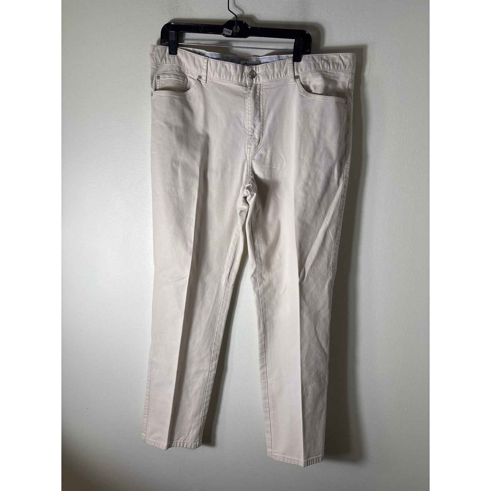 Mens Peter Millar Cream Denim Slacks Sz 40