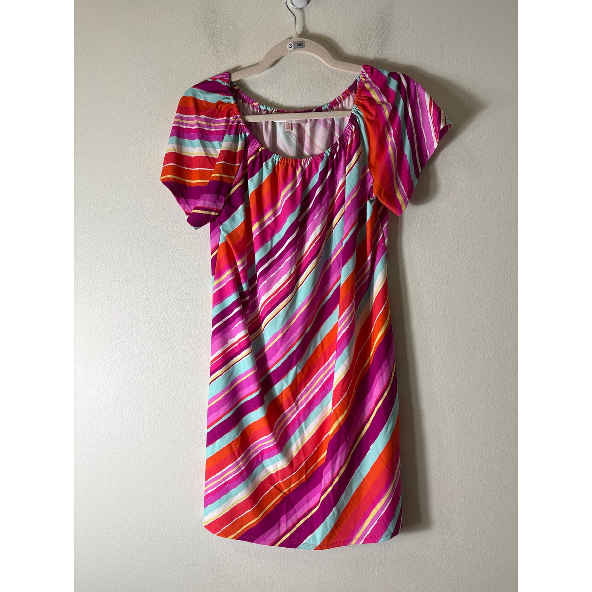 Jude Connally Multip Color Brush Stroke Dress Sz S