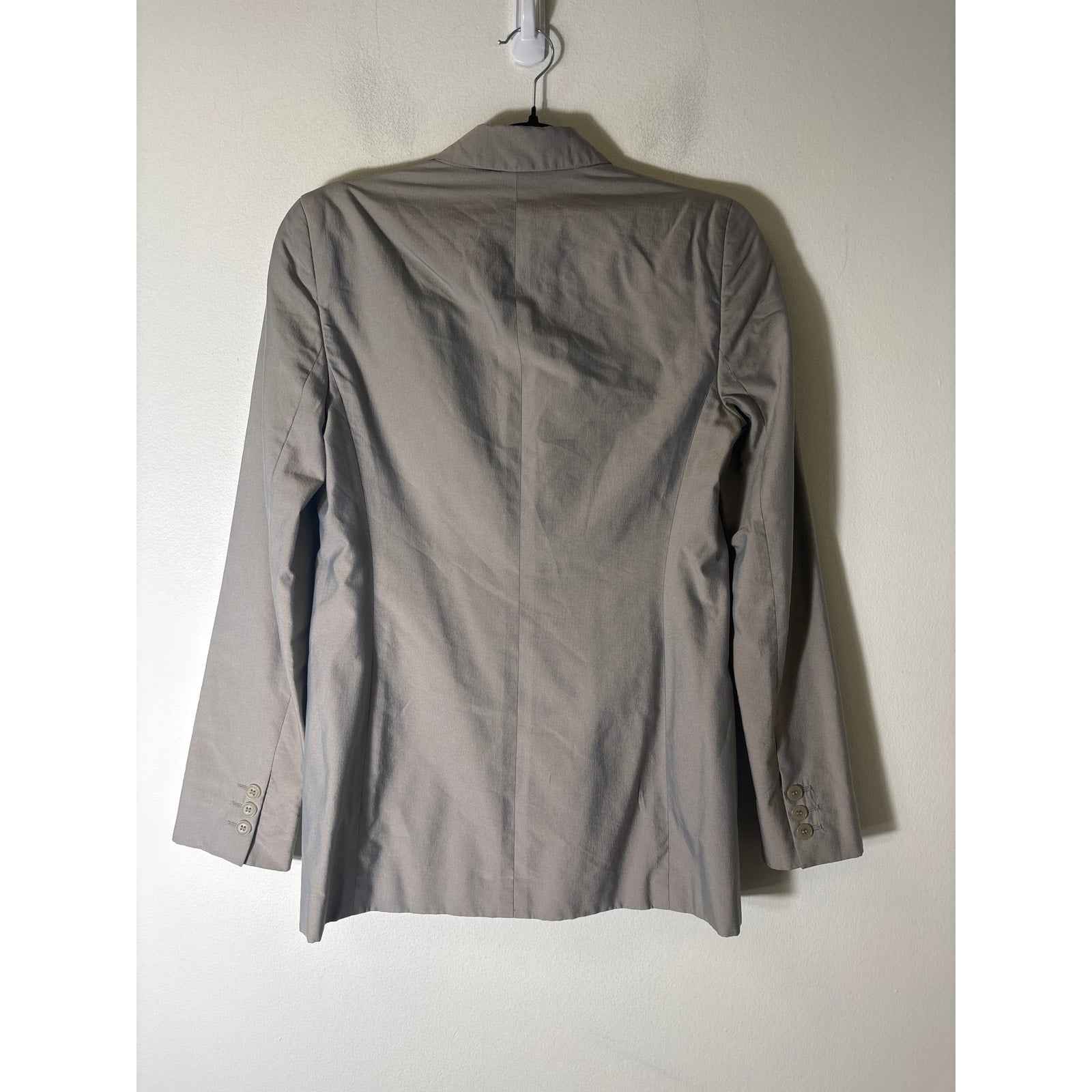 Calvin Klein Collection Gray Long Sleeve Blazer/Jacket Sz 6