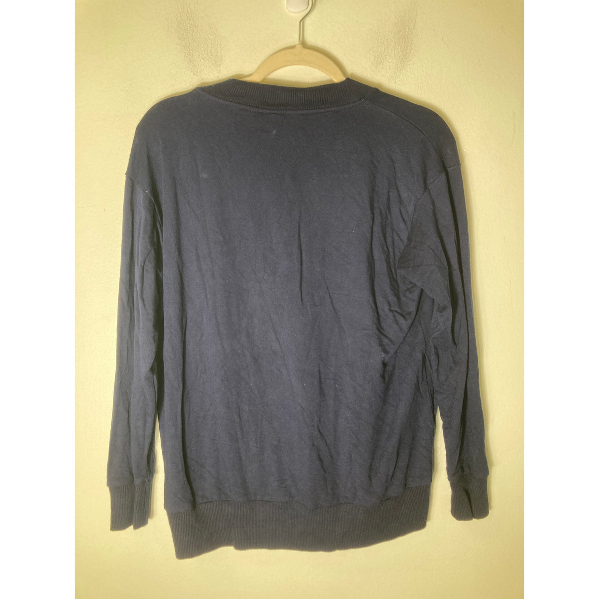Capote Navy V Neck Pullover Sweter Sz XS