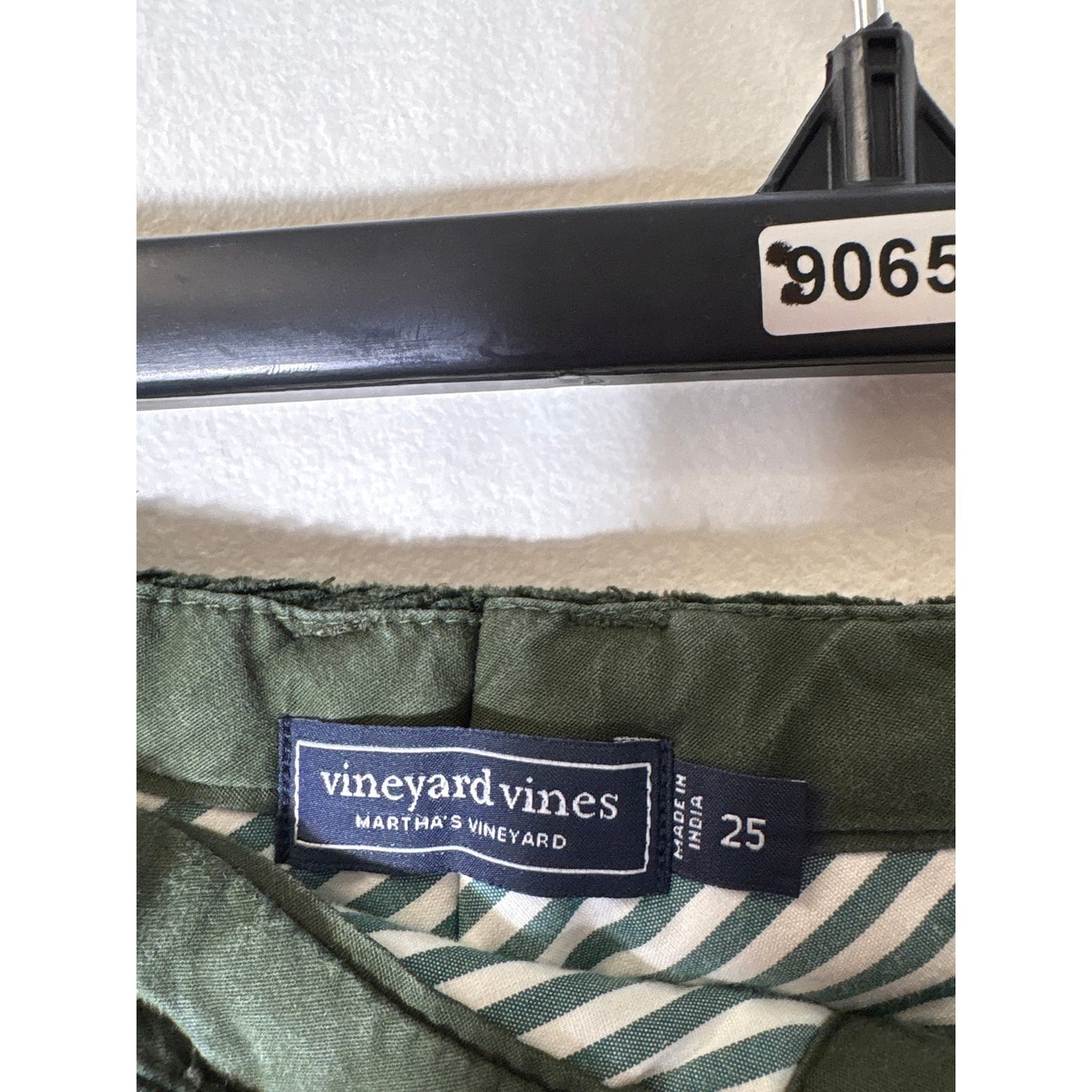 Vineyard Vines Forest Green Cordoroy Wide Leg Jeans Sz 25
