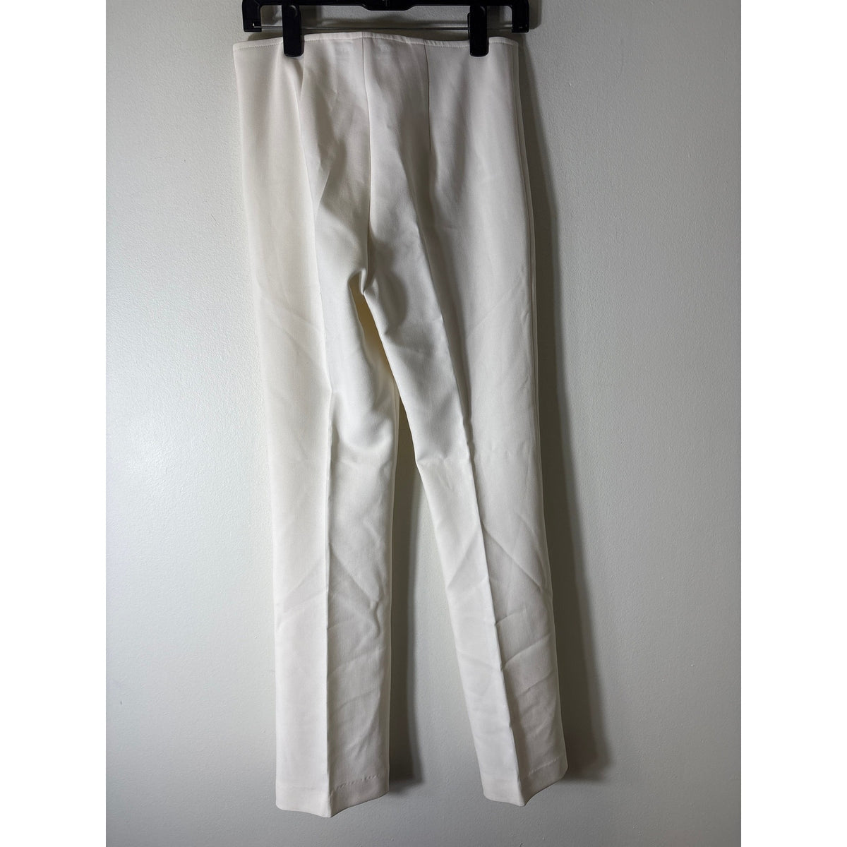Trina Turk Off White Flat Front Wide Leg Dress Pants Sz 2