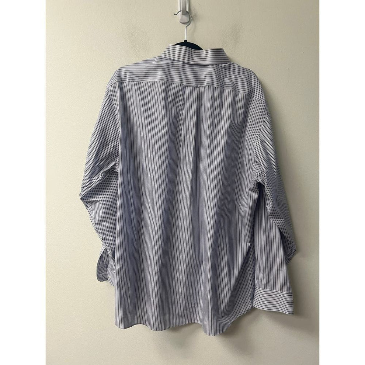 Gold Label Blue White Stripe Long Sleeve Button Down 17.5/35