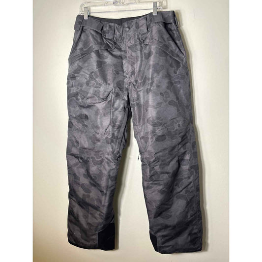 Mens North Face Black Camo Ski Pants Sz XL