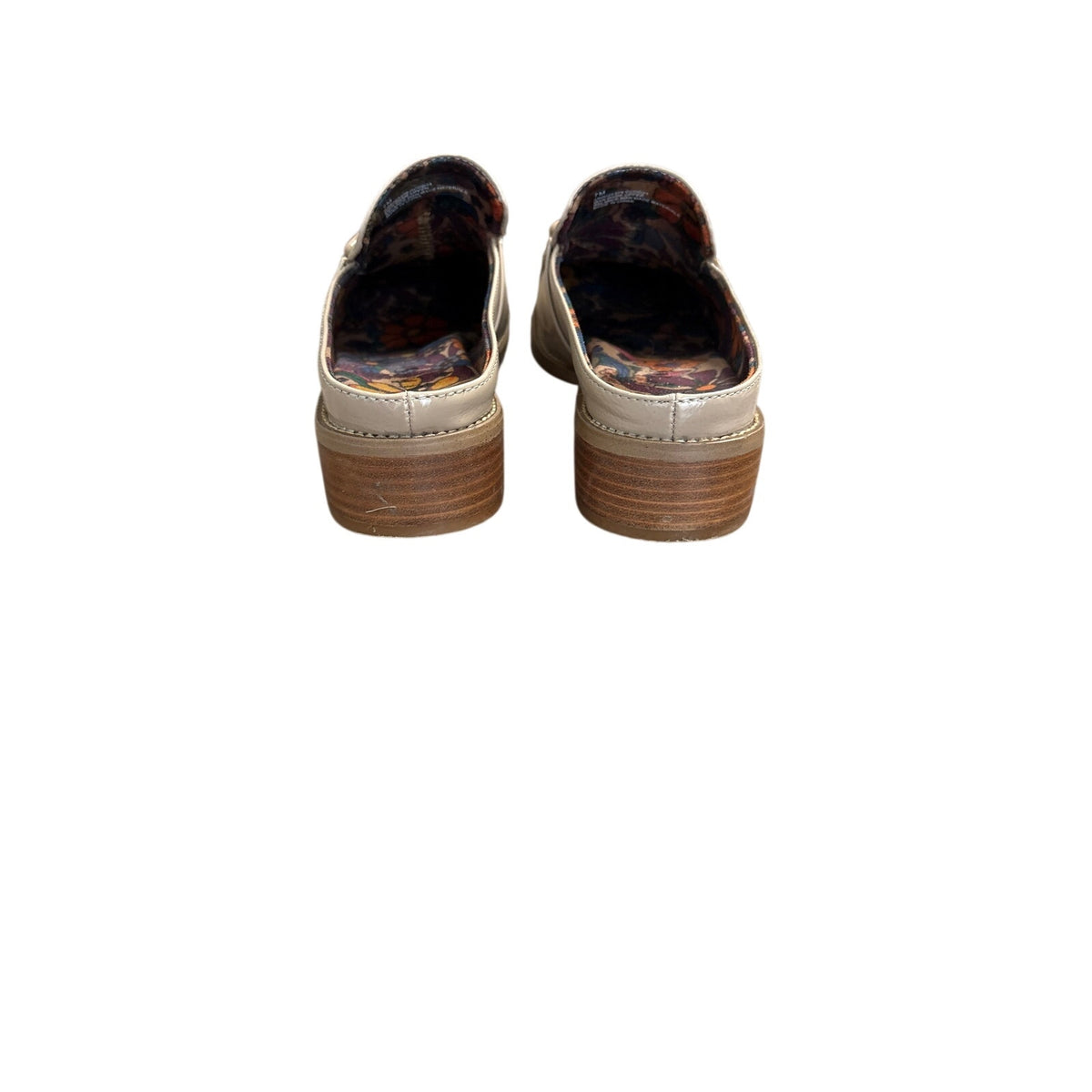 Korks Nude Patent Leather Loafer Slides Sz 7