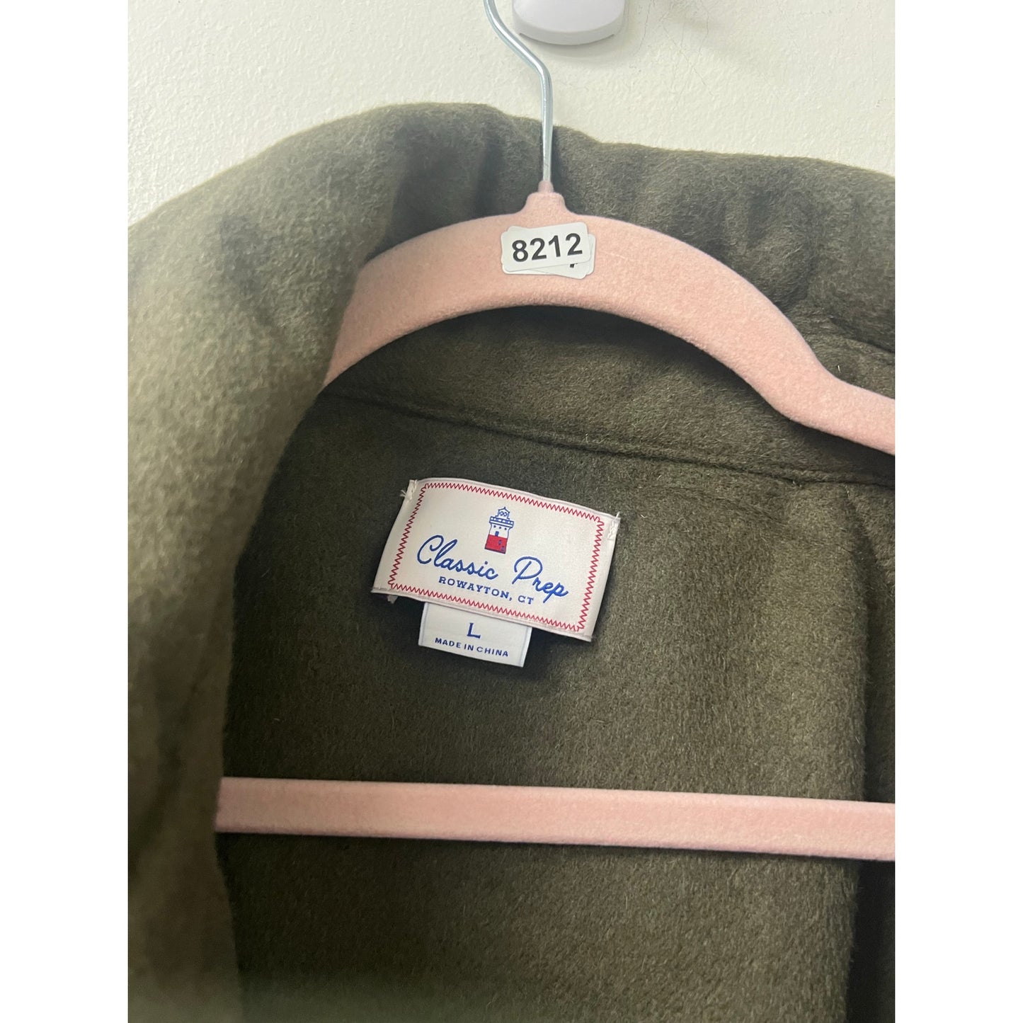 NWT Classic Prep Women's Riffle Green Victoria Cape Solid Sz L