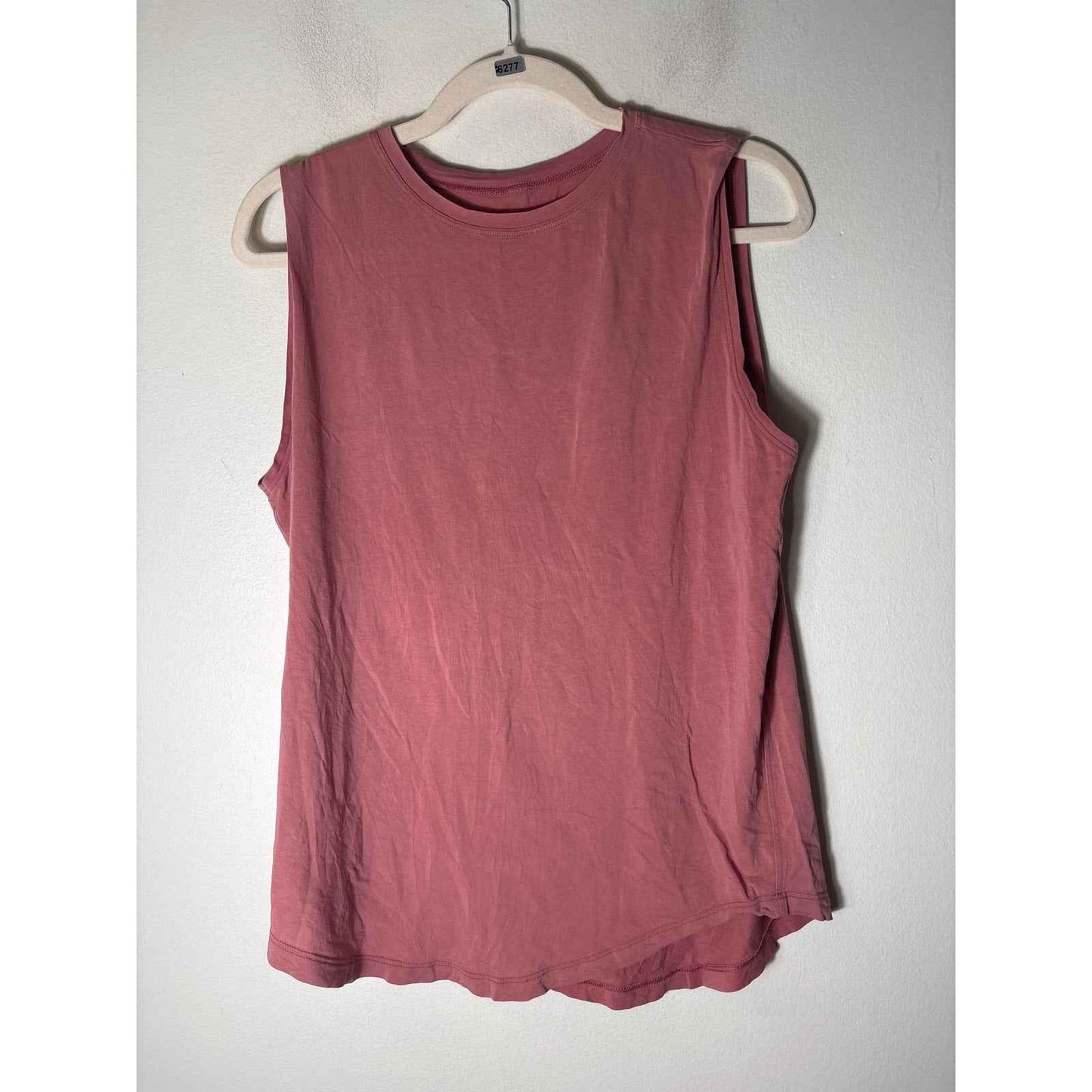 Lululemon Dusty Red Sleeveless Crew Neck Athletic Shirt Sz M