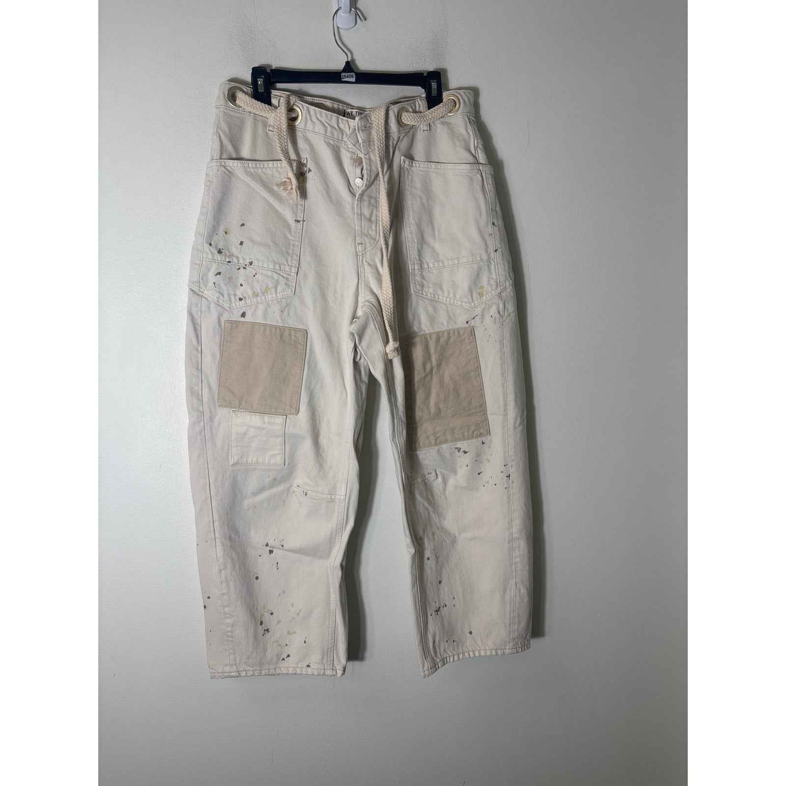 NWT We The Free Moxie Low Slung Pull On Barrel Jeans Sz 29