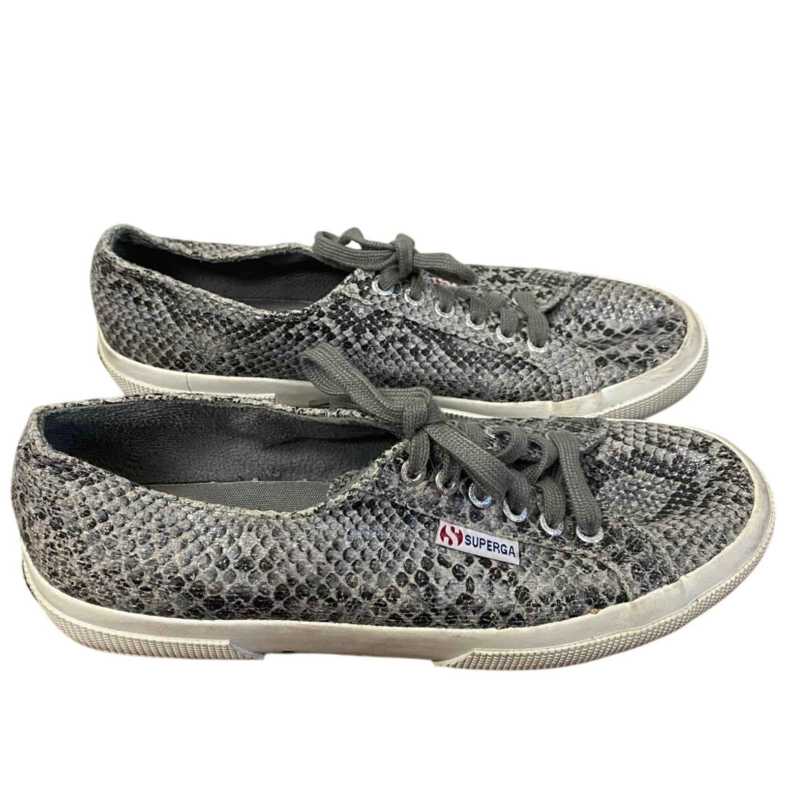 Superga Snake Skin Sneakers Sz 8.5