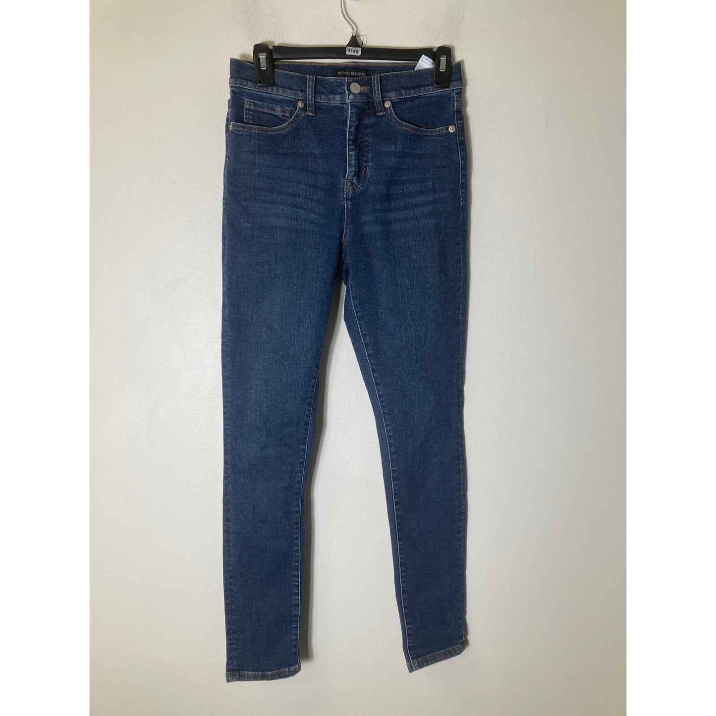 Banana Republic High Rise Skinny Blue Jean Sz 4 27" Waist