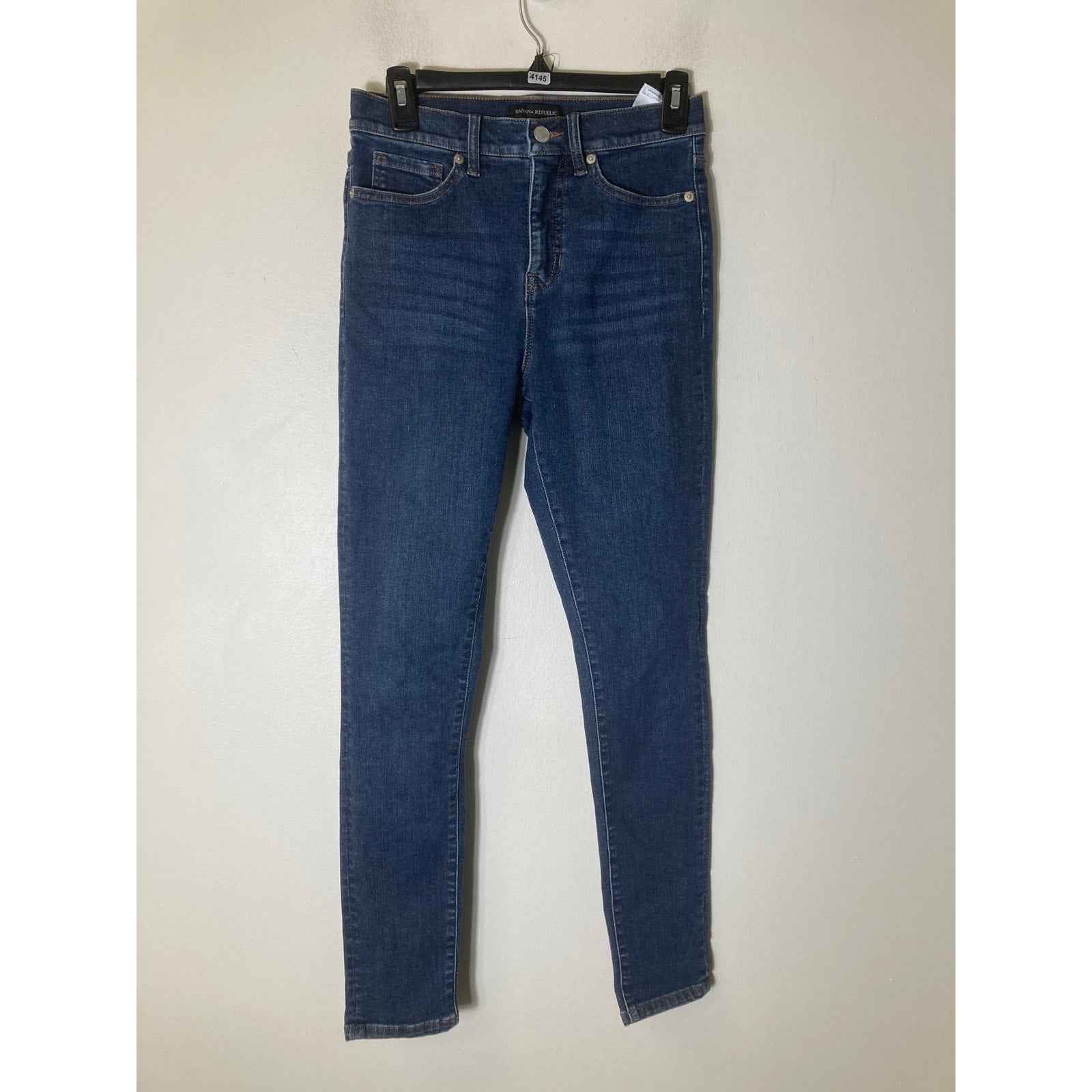 Banana Republic High Rise Skinny Blue Jean Sz 4 27" Waist