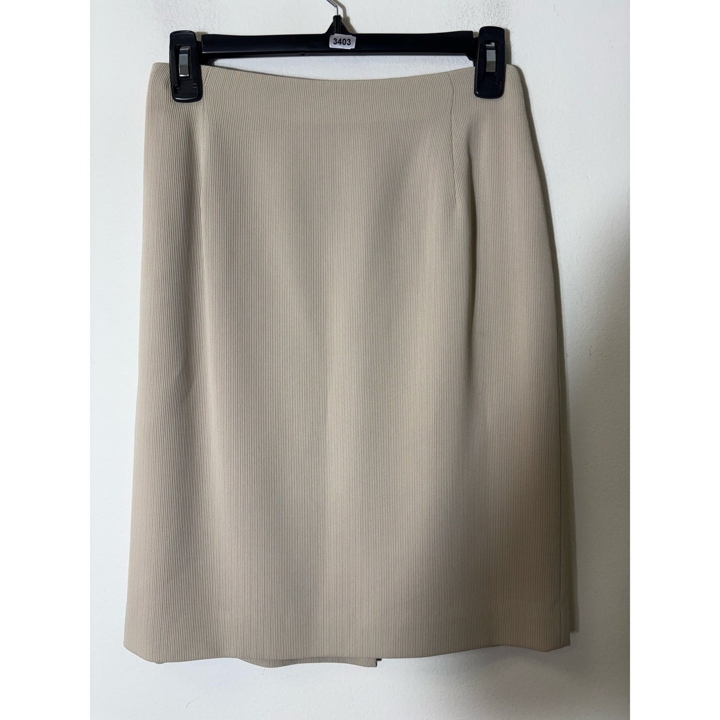 Alex Garfield Garfield and Marks Bone Ribbed Skirt Suit Set Sz 2