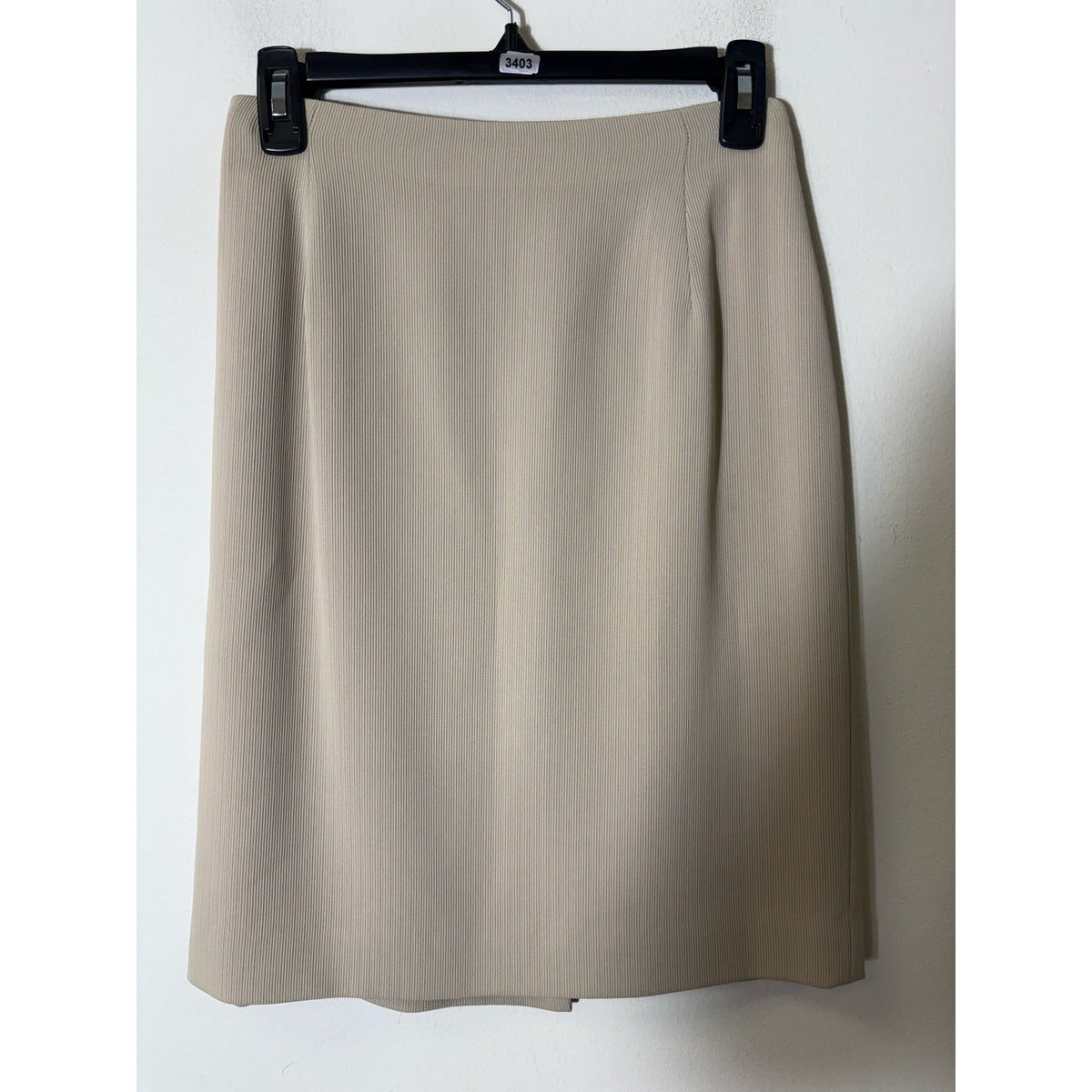 Alex Garfield Garfield and Marks Bone Ribbed Skirt Suit Set Sz 2