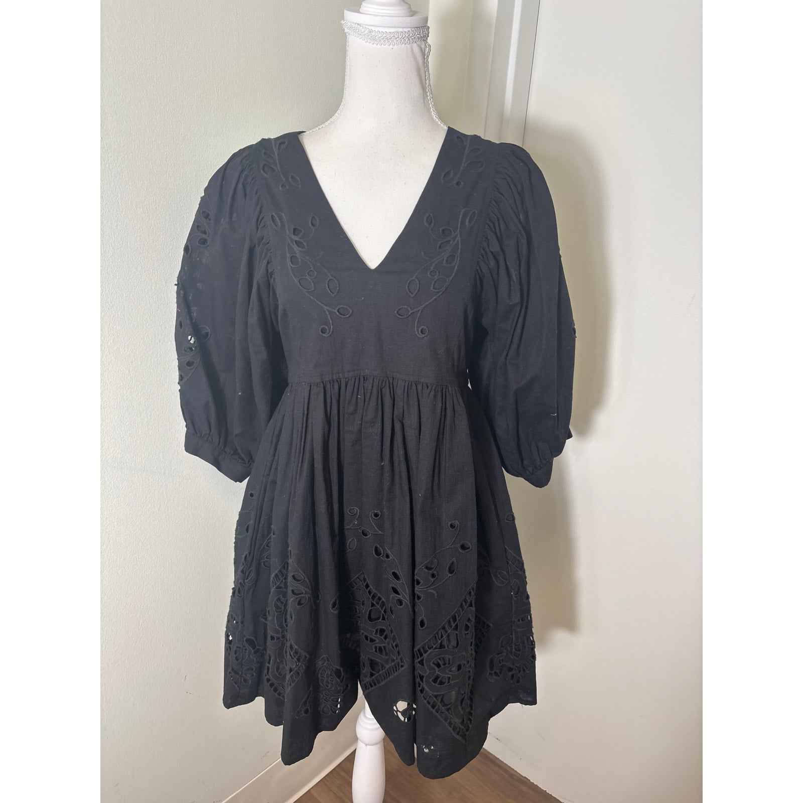 NWT Hunter Bell Black Maya Dress Sz XS