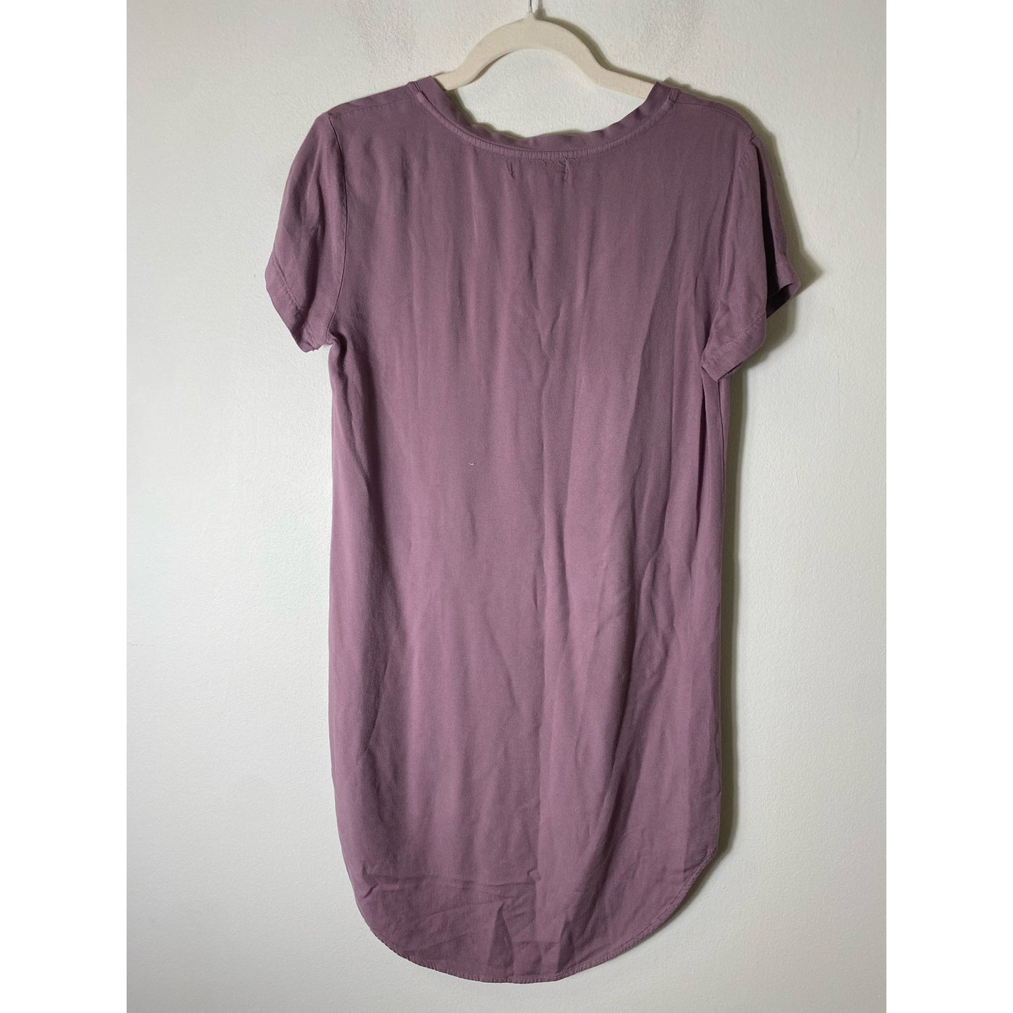 Cloth and Stone High Low Muted Purple Shirt Dress size XS