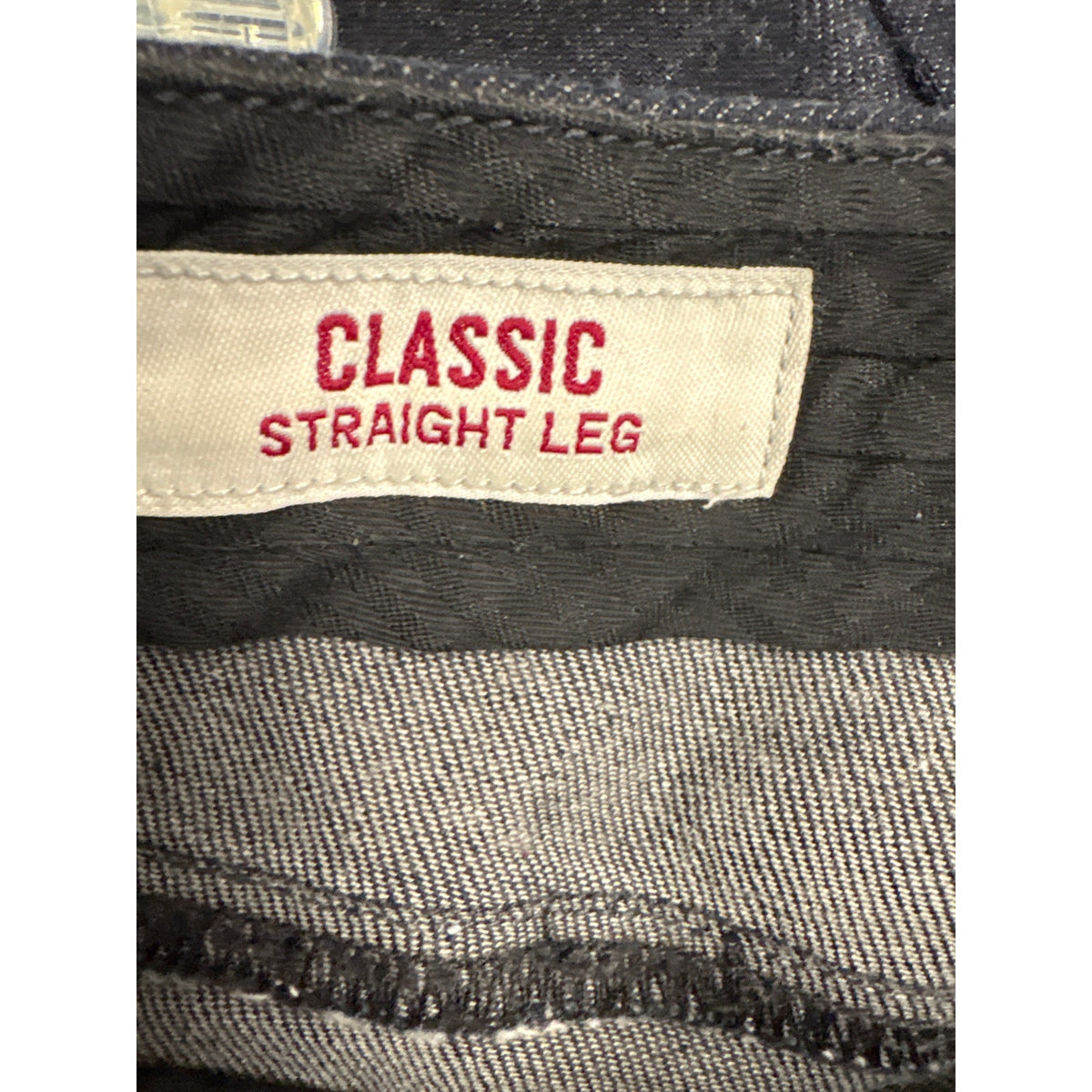Banana Republic Black "Classic Straight Leg" Denim Jeans Sz 6