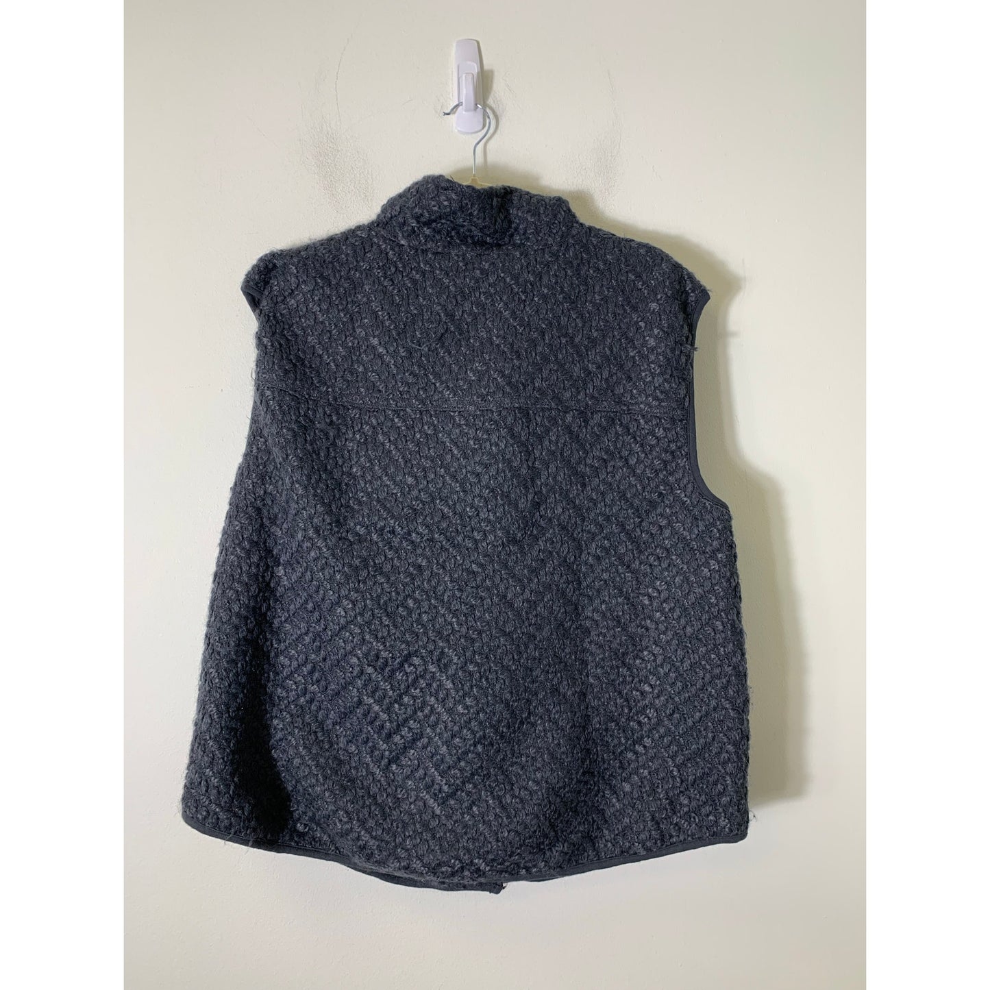 Splendid Gray Mock Neck Sleeveless Sweater Vest Sz XL