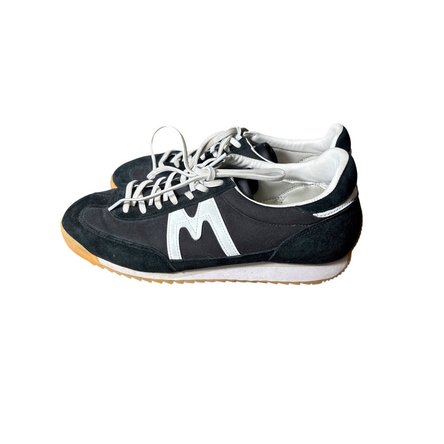 Mens Karhu Black and White Tennis Shoes Sz 11