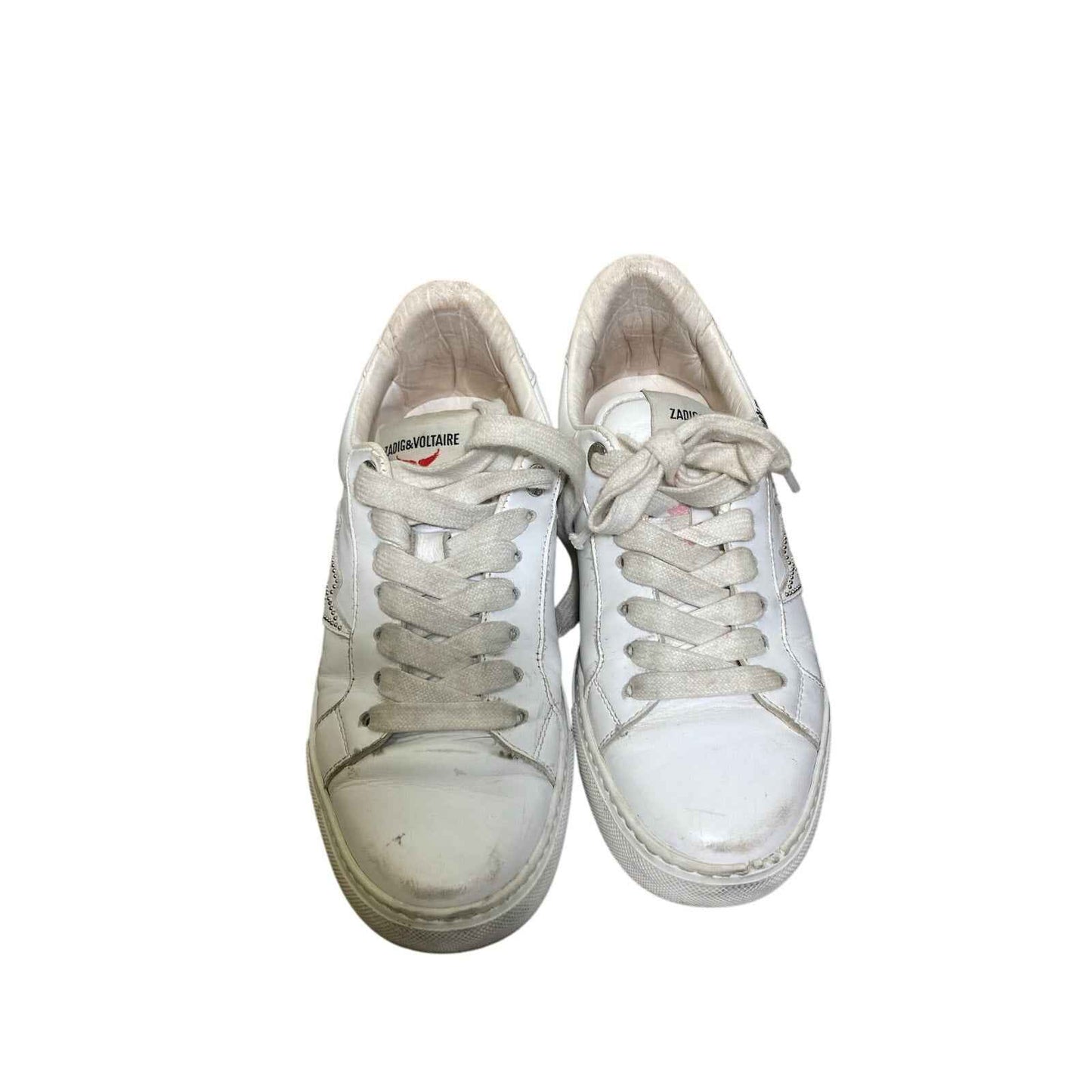 Zadig & Voltaire White Fashion Sneaker Sz 38