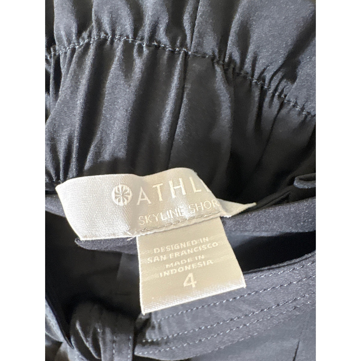 Athleta Black Syline Short II Sz 4