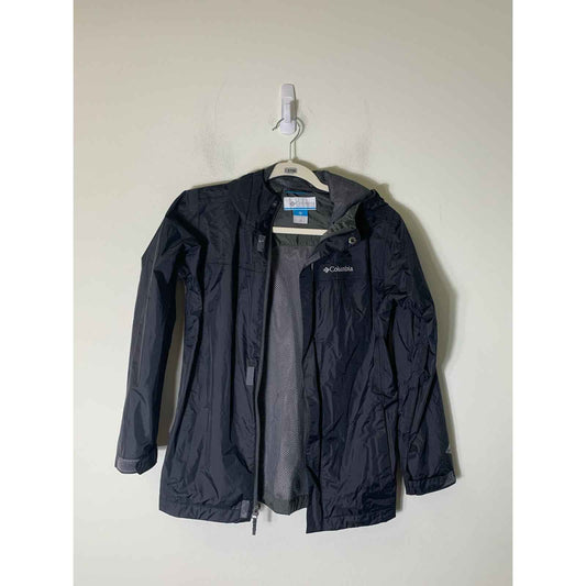 Boys Patagonia Black Quilted Long Sleeve Zip Up Coat Sz 14/L