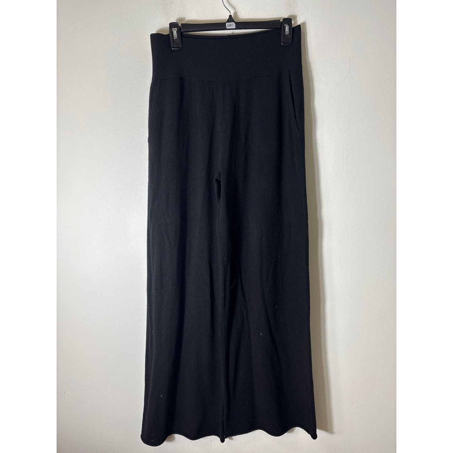 NWT Naked Cashmere Black Wide Leg Pants Sz M