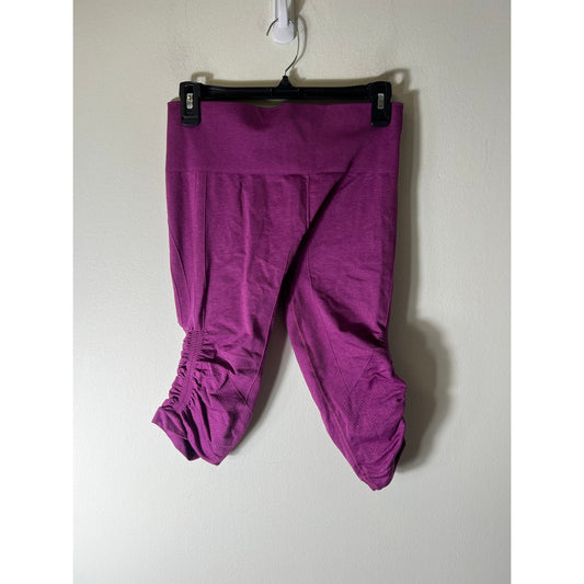 Lululemon Magenta Scrunched Biker Shorts Sz 6